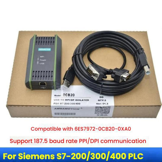 AMSAMOTION 6ES7972-0CB20-0XA0 Cable MPI USB ProtecciónOpto