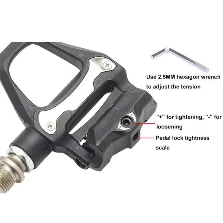 RACEWORK SPD Pedales Carretera Autobloqueo Resistente
