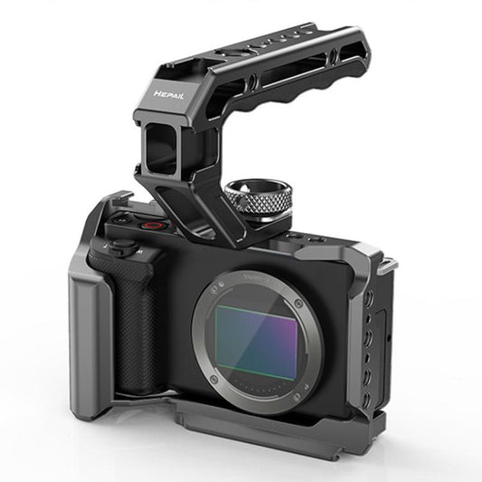 HEPAIL Mango DSLR Cámara Grip Rabbit Cage Con Tres Zapatas