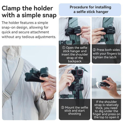 AMagisn Soporte Selfie Colgante para Cámaras 360 Grados