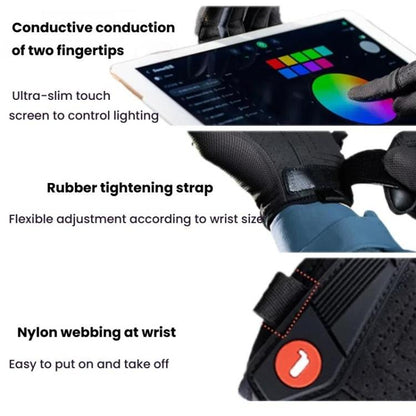 PGYTECH Guantes Iluminación Aislamiento Térmico Para Técnico