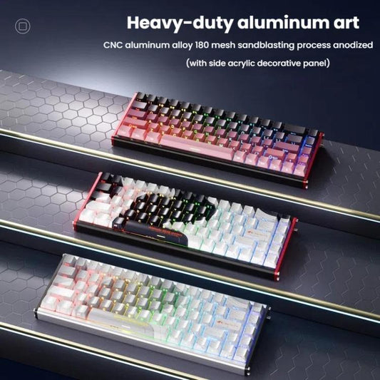 Ajazz ALUX68 MAX RGB Teclado Mecánico Cableado 68 Teclas