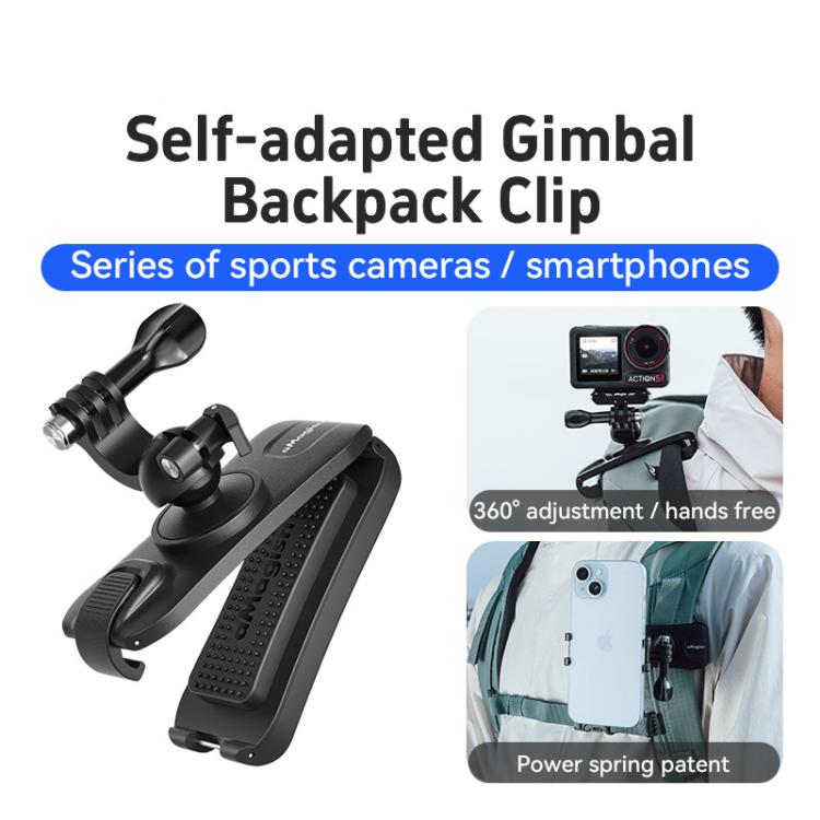 AMagisn BallHead360 Clip Mochila Camara Rotación 360