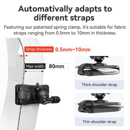 AMagisn BallHead360 Clip Mochila Camara Rotación 360
