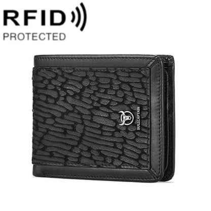 Bull Captain 07 Billetera RFID Antirrobo Cuero Primera Capa
