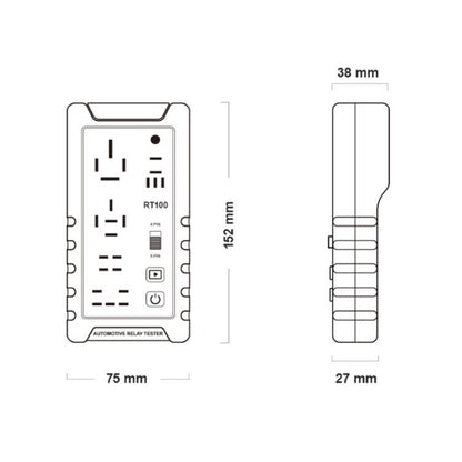 OBDResource 12V Automotive Relay Tester Identificación