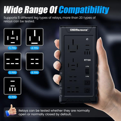 OBDResource 12V Automotive Relay Tester Identificación