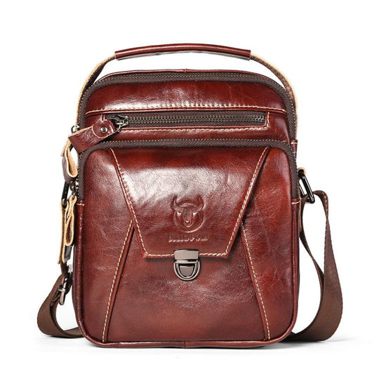Bull Captain 041 Bolso Mensajero Cuero Gran Capacidad