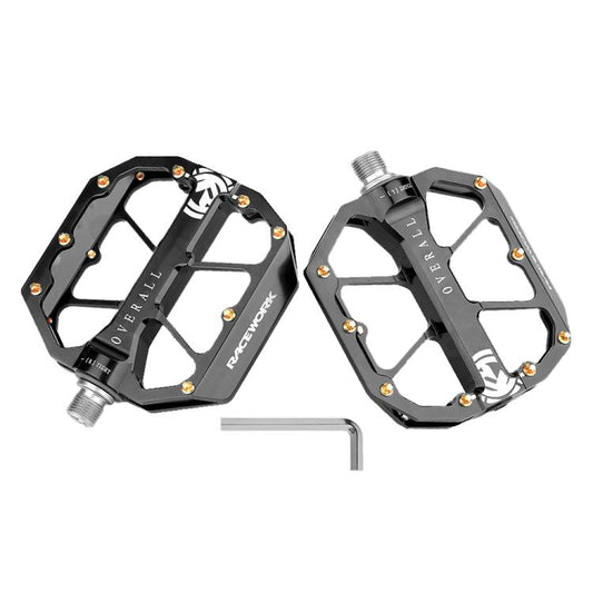 RACEWORK D029 Pedales Rodamientos Triples Antideslizantes