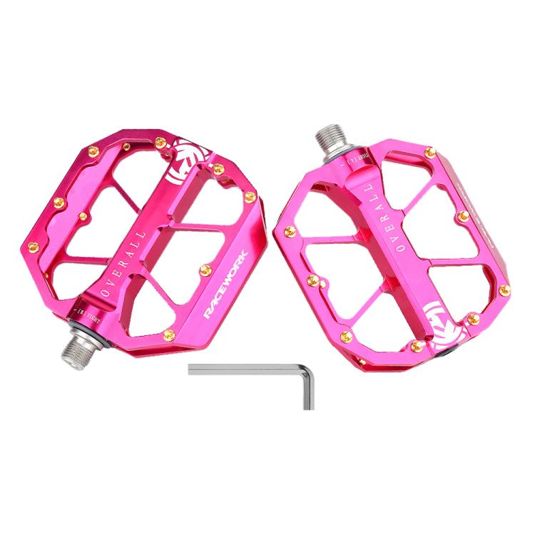 RACEWORK D029 Pedales Rodamientos Triples Antideslizantes