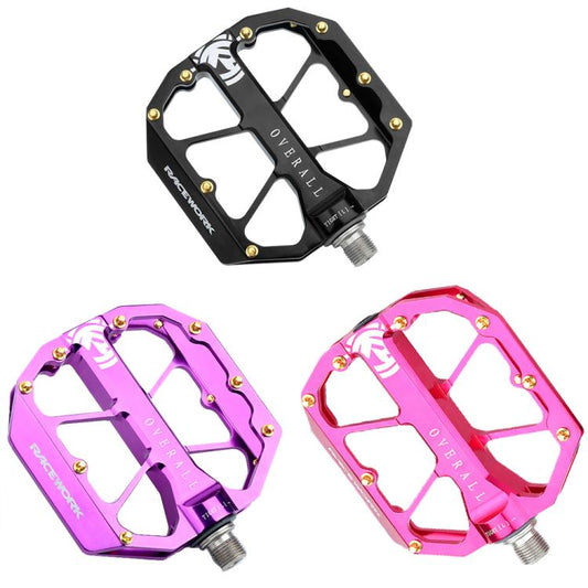 RACEWORK D029 Pedales Rodamientos Triples Antideslizantes
