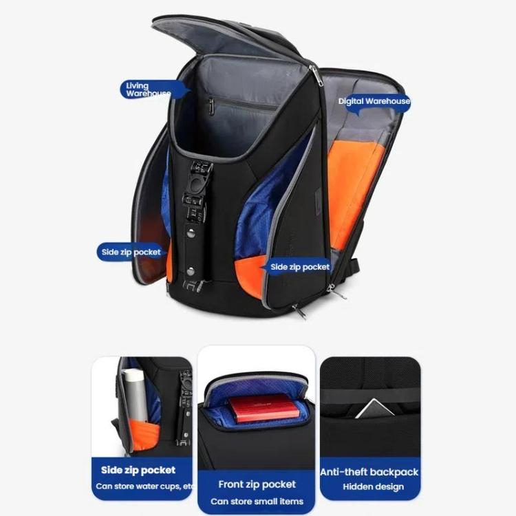 Wiersaam WY68173 Mochila De Negocios Antirrobo Elegante