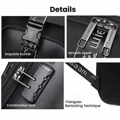 Wiersaam WY1200 Mochila De Negocios Antirrobo Para Hombre