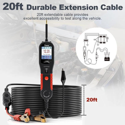 VDIAGTOOL 6-42V Probador Automotriz Detección de Voltaje