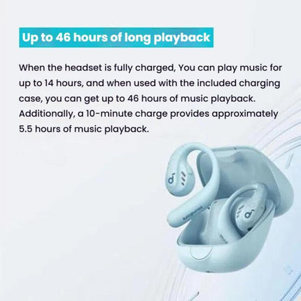 Anker A3871 Auriculares Soundcore AeroFit Pro IPX55 LDAC 14h Reducción de Ruido (Used)