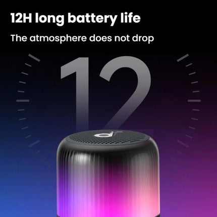 Anker A3136 Soundcore Glow Mini Neon Altavoz Bluetooth 8W IP67 Sonido Potente (Open Box)