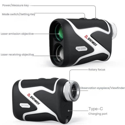 ProGolf Buscador de Distancias OLED Portátil para Golf
