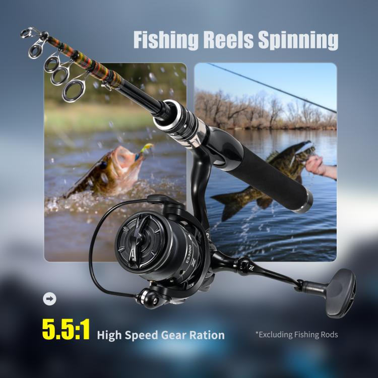 Frontier Road Runner Fishing Reel Spinning Aluminio Ligero