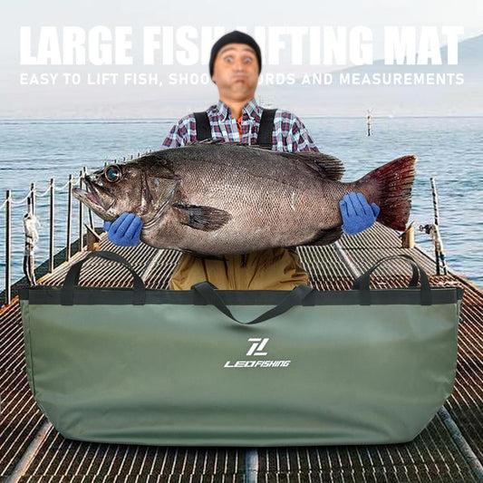 LEO 28351 Large Fish Carrying Bag Con Asas Reforzadas