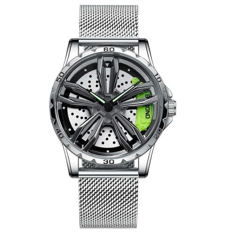 BINBOND D001 Reloj Rueda Giratoria 3D Cuarzo Clásico