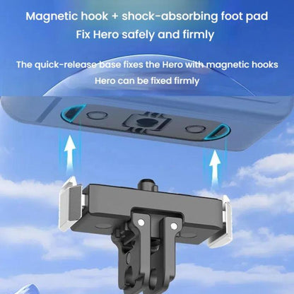 GoPro HERO13 Black HEPAIL AC67 Magnetic Quick Release Base