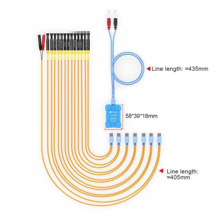 TechRepair Android 8V Alto Voltaje Cable De Encendido Móvil