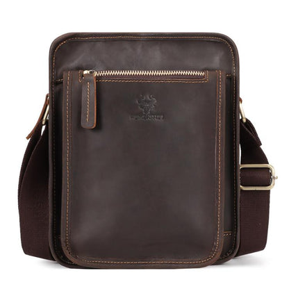 HUMERPAUL MH702 Bolso Bandolera Hombre Cuero Ligero