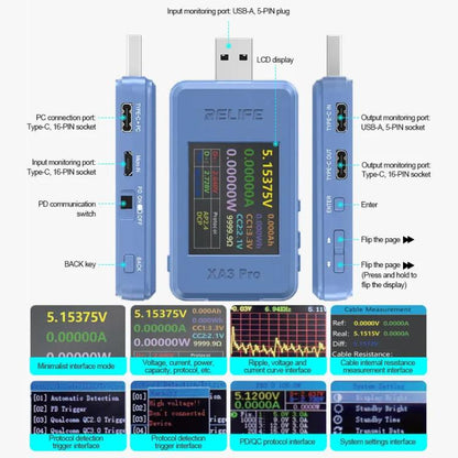 NovaTech NT USBPD C Detector de Carga Protocolo Rápido