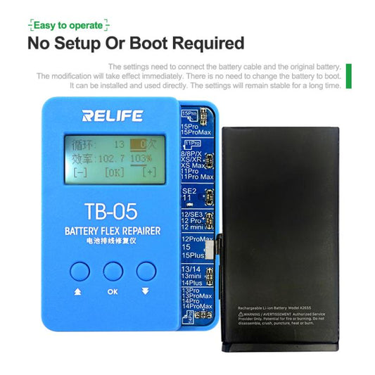 TechFix BCRI11-15 Reparación Iphone Sin Reemplazo Batería