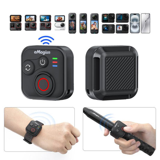 AMagisn Remoto Bluetooth 50m Para Insta360 GoPro Cámaras
