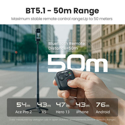 AMagisn Remoto Bluetooth 50m Para Insta360 GoPro Cámaras