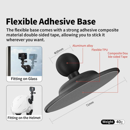 aMagisn Abrazadera Brazo Montaje Base Adhesiva Para Cámaras