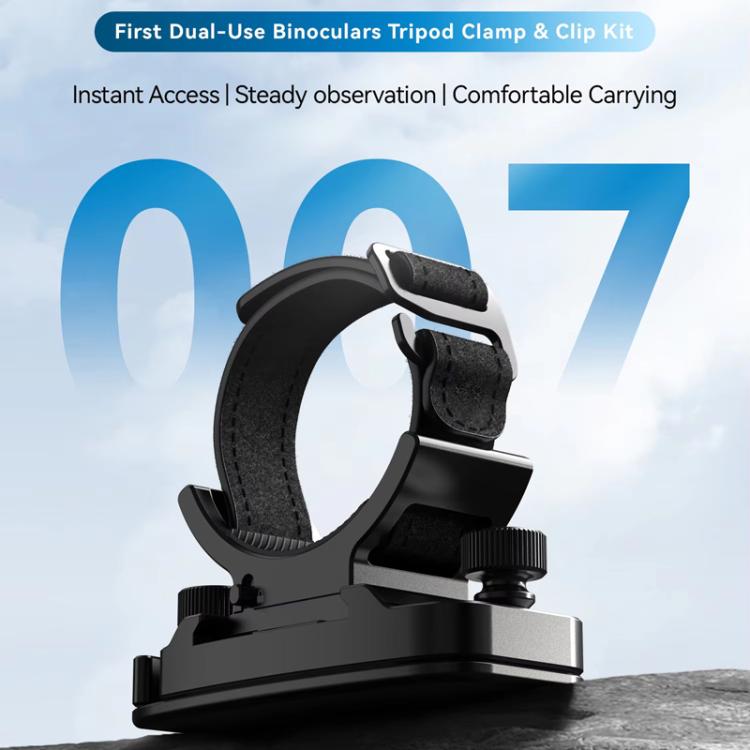 APEXEL BinoClamp Pro Montaje Binoculares 360 Grados