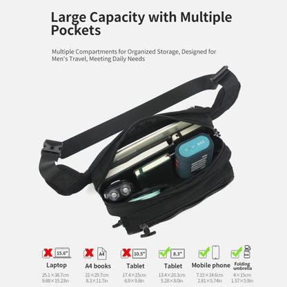 Tigernu Hombre Bolsa de Pecho Impermeable Bandolera