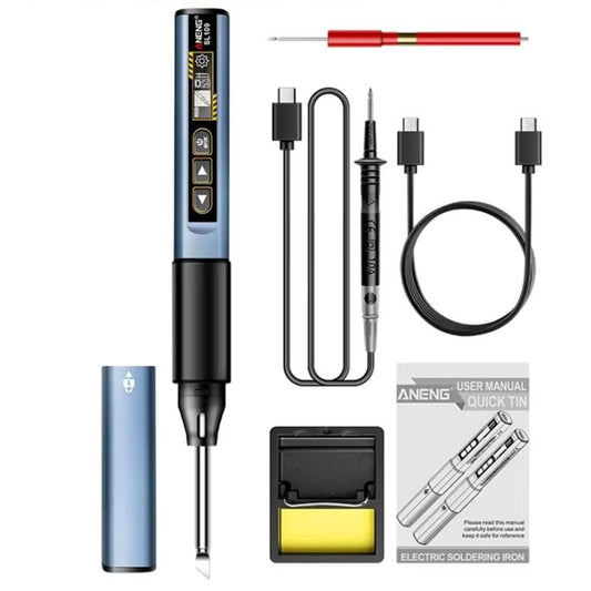 ANENG T658 Soldador Portátil 75W con Multímetro Digital