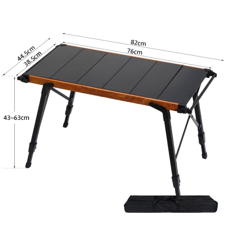 CLS Outdoor Egg Roll Table Camping Aluminio Ultraligero