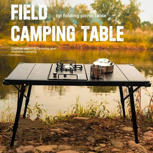 CLS Outdoor Egg Roll Table Camping Aluminio Ultraligero