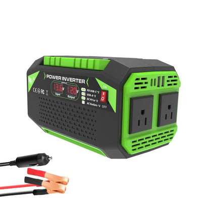 Gurxun Inversor de Onda Pura para Coche Carga USB 25W