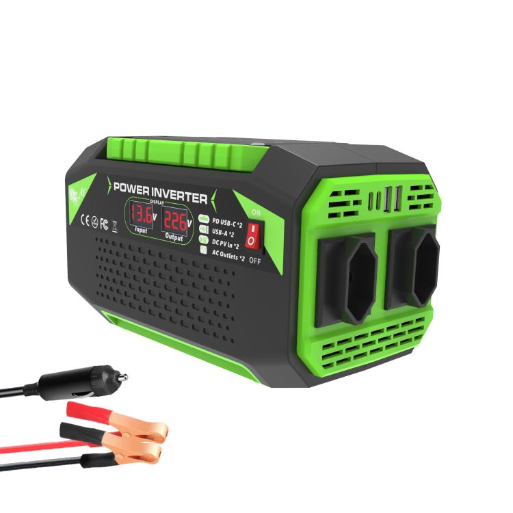 Gurxun Inversor de Onda Pura para Coche Carga USB 25W