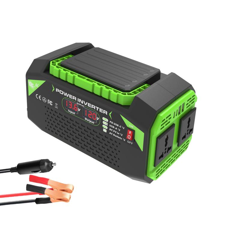 Gurxun Inversor de Onda Pura para Coche Carga USB 25W