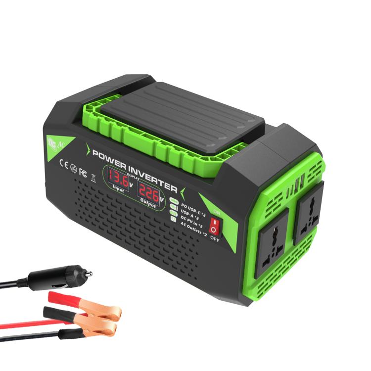 Gurxun Inversor de Onda Pura para Coche Carga USB 25W