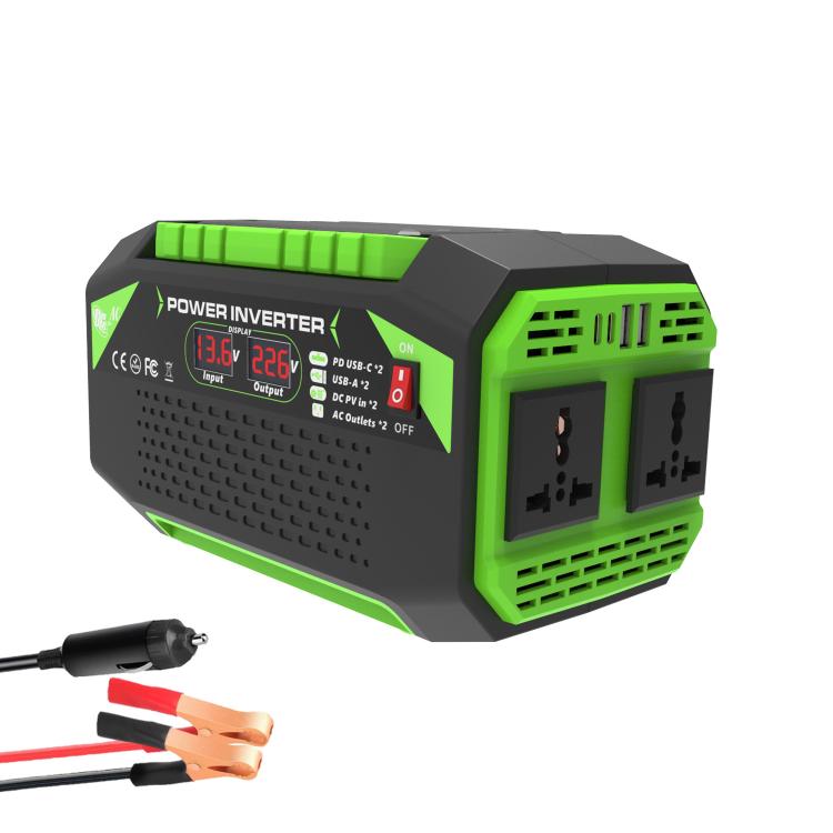 Gurxun Inversor de Onda Pura para Coche Carga USB 25W