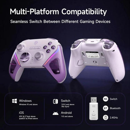 EasySMX D10 Mando Inalámbrico con Joysticks TMR Precisos