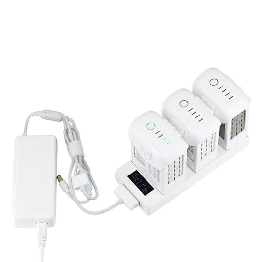 DJI Phantom 4 Series YX Cargador de Baterías 3 Ranuras LED