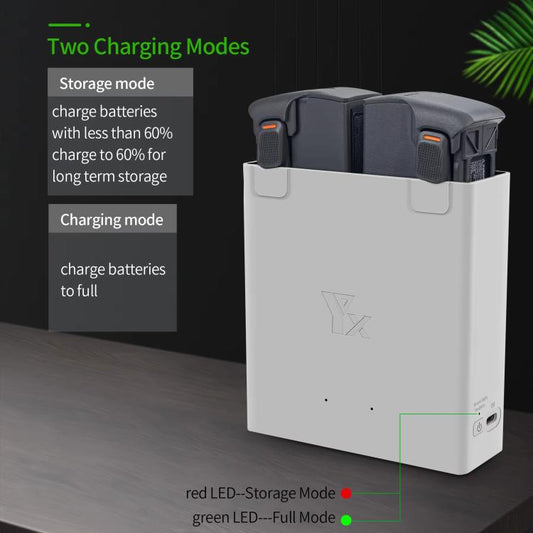 DJI Avata 2 YX Estación De Carga Doble 65W Para Baterías