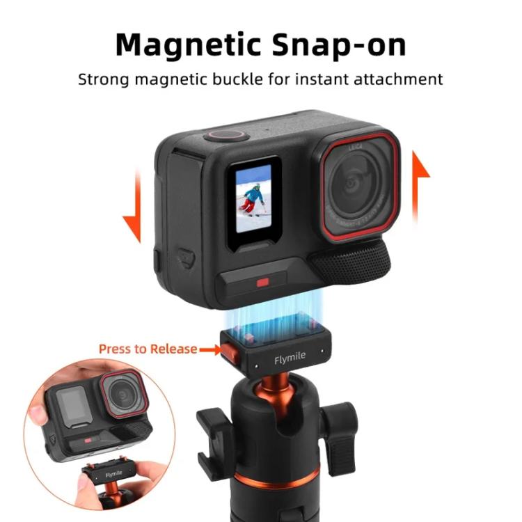 Flymile 20-54cm Trípodo Magnético Rápida Insta360 Ace Pro