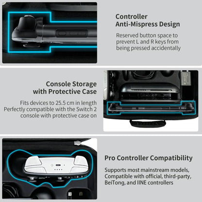 JYS Nintendo Switch 2 Estuche Todo En Uno Con Correa