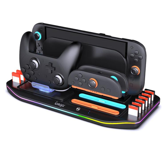 Ipega Switch 2 Dock Cargador Tres Ranuras Joy Con Pro