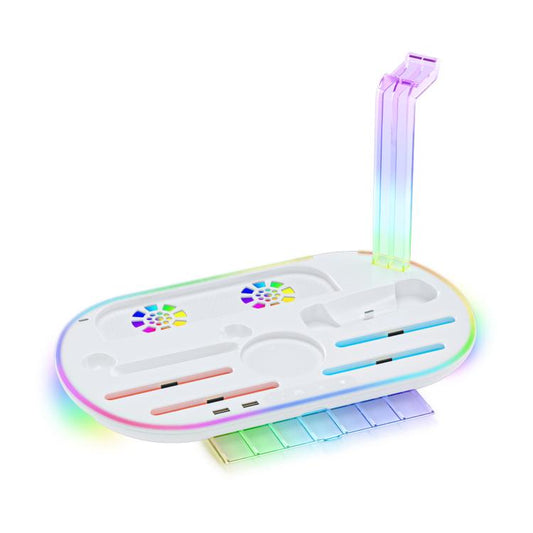 JYS NS2322 Base de Carga Nintendo Switch 2 RGB Iluminada