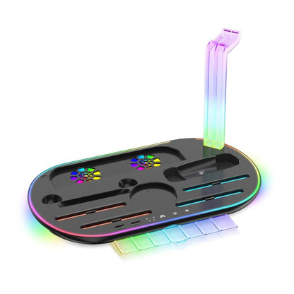 JYS NS2322 Base de Carga Nintendo Switch 2 RGB Iluminada